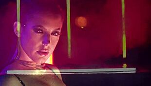 jules jordan - dark seduction angela white fucks under neon lights at night 😈