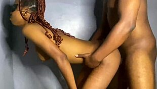 Sexy brown skin beauty is so eager to get her pussy fucked