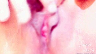 Clit masturbation session with intense focus on that sensitive spot.