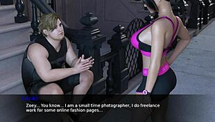 zoey unwraps her christmas gift