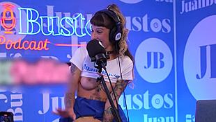 8 orgasms from migrant essence latina with big ass ends deepthroating on juan bustos podcast