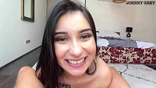 busty horny latina with nice ass could not wait to fuck - pov teen 18+ sex