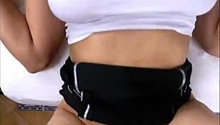 petite big tits girl gets missionary pounding after school