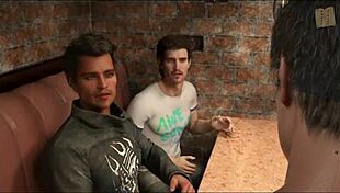 leap of faith with big ass brunette in erotic game