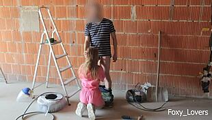 i was almost caught cheating with my coworker at work on a construction site