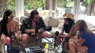 cruzn with abi james and sunni daize, dirty talk group swinging with milf cougars.