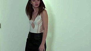 Young teen performs oral on mature instructor's pussy for cash, involving face sitting and lesbian masturbation