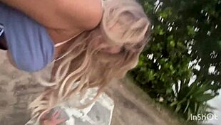 I pounded that slut's tight ass hard on the rocks at arpoador beach in public pov full