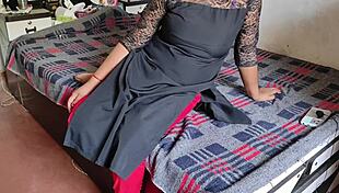 Beautiful Bengali Kamwali Bhabhi Feels Intense Emotions During Sudden Sex With College Boy.