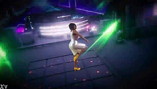 dancing funk moves on the floor