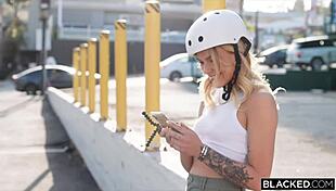 Blacked Petite 18+ Tight Blonde Dylan Moore Squirts On Jason's Thick Bbc