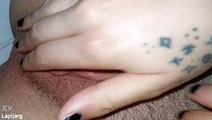 Creampie in Argentinian Stepsister's Pussy After Fuck