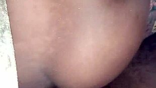 Ebony Ass Continues Fucking After Cumshot