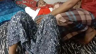 Desi housewife experiences overwhelming pleasure in hardcore threesome with big black cock, leading to intense orgasms.