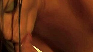 passionately deepthroating his cock made this brunette want to flaunt her anal cowgirl riding skills 😏