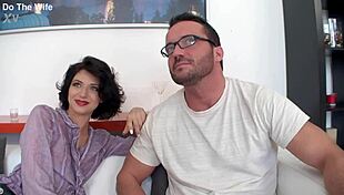 Cum Thirsty Wife Lina Arian Embarrasses Her Shy Cuckold Husband