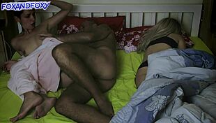 Stepfather Fucks Stepdaughter and Creampies Her Beside His Wife