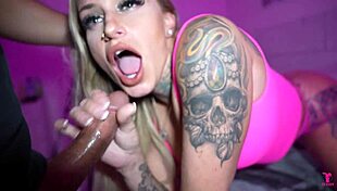 Using Bondage & Toys On Busty Blonde Stephanie Love!