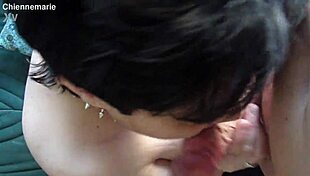 Petite salope wonders if her amateur skills can handle the intense action.