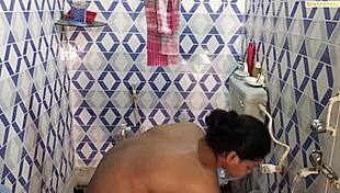 devar suddenly fucked bhabhi after her shower with hindi audio