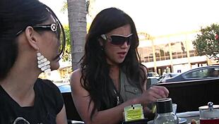 jesse capelli and georgia jones start saturday with hot lesbian sex