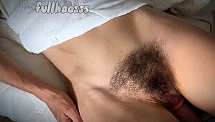 stepDADDY BIG COCK TEASING FUCK hairy dripping pussy teen cumshot