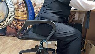 Arab milf woman watches porn and masturbates to orgasm