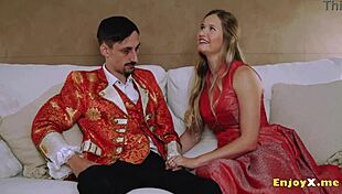 Excessive passion beats every moment a light-haired in tights with shaved cooter cherishes cock-sucking session - indulge in tough hard-core porn