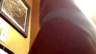 ebony girl dances close in little panties