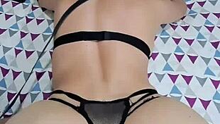 cute busty blonde milf with big ass enjoys hot bondage sex