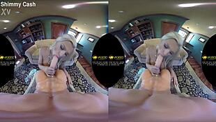 ultra 4k vr blonde milf camera test dummy