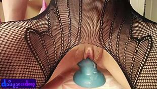 Homemade anal play with big ass and toys