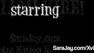 nympho milf sara jay teasingly drills her deviant cunt with dildo