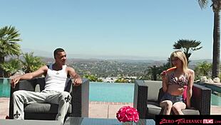 Imagine a hot petite blonde babe riding and deepthroating in a sloppy summer fuck.