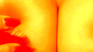 Hot Brunette Extreme Teasing Titsfuck And Butt Plug Anal