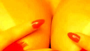 Hot Brunette Extreme Teasing Titsfuck And Butt Plug Anal