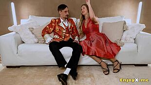 Excessive passion beats every moment a light-haired in tights with shaved cooter cherishes cock-sucking session - indulge in tough hard-core porn