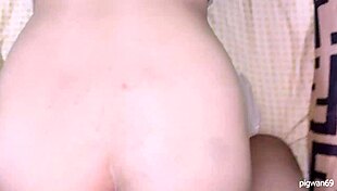 He enjoys fucking his Thai girlfriend with small tits