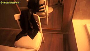 mi hermanastra se atraganta con mi pene despues de ver una pelicula parte 1, deepthroat and facial.