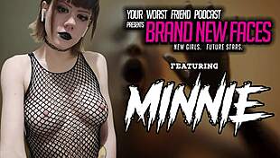 minnie - brand new faces content creator goth
