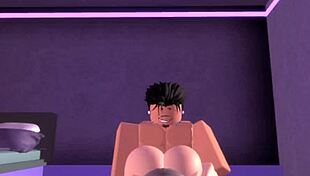 Exploring the second Roblox condo with chubby latina