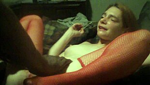 i love my red stockings bbc lover so much