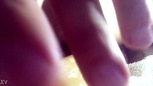 Anal dildo deep inside