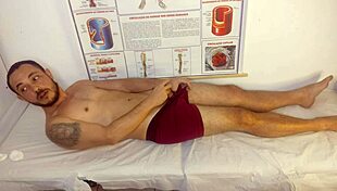 Erection in Infirmary Nurse Patient Handjob