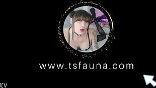 Transgender girl gets pounded by a fuck machine