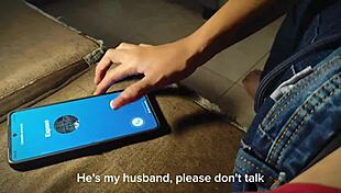 Part 2 Talking To Her Husband While Sucking Her Boss Cock Gives Her Ass For A Promotion