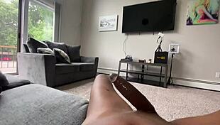 Bust Huge Nut on Perfect Ebony Ass