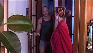 Hot lingerie and a big cock in the ass, she moans during anal fingering.