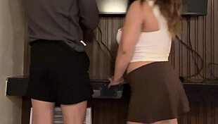 Pinay Babysitter Fucks TV Technician in Bathroom