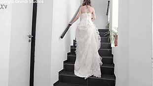 Bride Safira Yakkuza gets slammed by five BBCs in rough anal DP and ATM